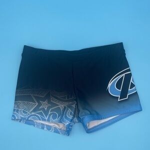 Vintage Varsity Spirit Body Hug Bike Shorts